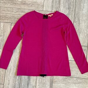 Women's Fuschia/Magenta lightweight merino sweater